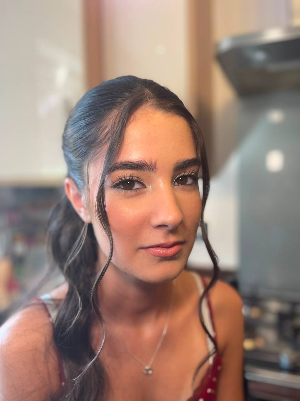 Glowing bronzed occasion makeup