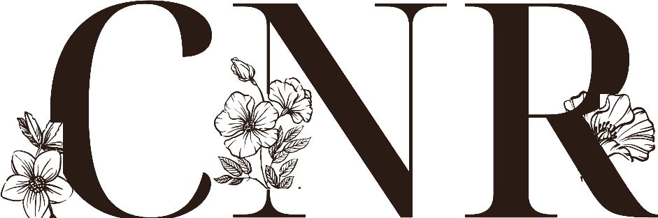 CNR Beauty floral monogram